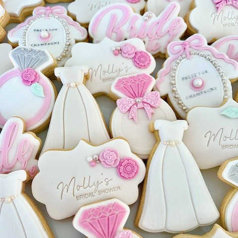 BRIDAL SHOWER CUSTOM COOKIES BRISBANE