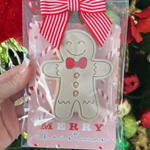 large gingerbread man cookie christmas cookie nat's baking brisbane